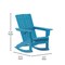 Flash Furniture Blue Adirondack Rocking Chair with Cupholder LE-HMP-1045-31-BL-GG - alternate 10